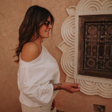 ILINA WHITE SWEATER