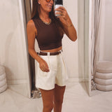 VEERLE BROWN TOP