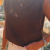 SUAVE BROWN SUMMER TOP