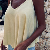 SALAMANCA YELLOW SPONGE TOP