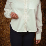 SYLVIE WHITE BLOUSE