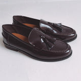 ZOHRA COFFEE BROWN FRINGE LOAFERS