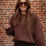 CIAO BROWN SWEATER
