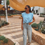 SHEILA LIGHT BLUE TOP