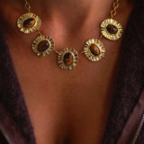 SHIMMERFALL GOLD NECKLACE
