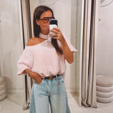 FEZ LIGHT PINK CUT-OUT PULL
