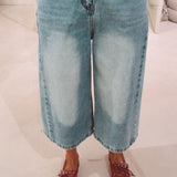 BLUE DENIM BERMUDA A80797