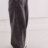 DARK GREY BALLOON JEANS A3394