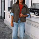 KEELY TAUPE SHORTSLEEVE TRENCHCOAT