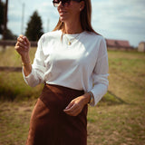 NEBRASKA WHITE LONGSLEEVE SHIRT