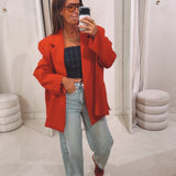 CHARLOTTE RED BLAZER