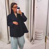 CHARLOTTE DARK BLUE BLAZER