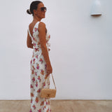 MARISMA ECRU FLOWER DRESS