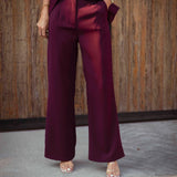 JOLENE BORDEAUX PANTS