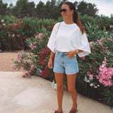 BLUE DENIM SHORT 7396
