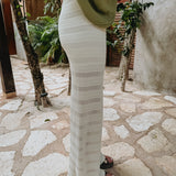 MARIPOSA ECRU CROCHET PANTS