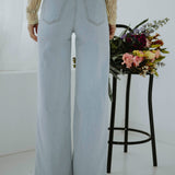 LIGHT BLUE WIDE LEG JEANS 2972