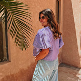 HABIBA PURPLE MUSTHAVE BLOUSE
