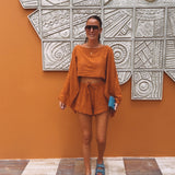 GARCIA RUSTY ORANGE TWO-PIECE SET