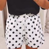 ULYSSA WHITE POLKADOTS SHORT