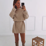 SABINE BEIGE CUT-OUT DRESS