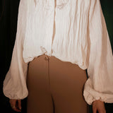 LUMINESCENCE ECRU BLOUSE