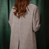 MIRRORBALL GREY SHINY BLAZER