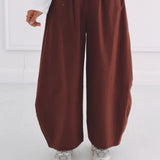 SIENNA BORDEAUX BALLOON PANTS