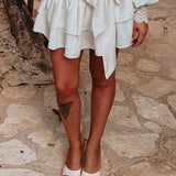 ZACATECAS WHITE SKORT