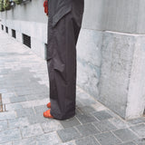 ODELE DARK GREY CARGO PANTS