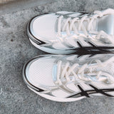 PENNIE SILVER/BLACK SNEAKERS