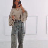 TRINLEY BEIGE SWEATER