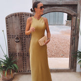 ARMONIA OLIVE GREEN DRESS
