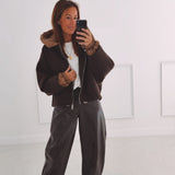 FALLEN LEAVES BROWN JACKET
