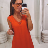 MARISSA RED LACE DRESS