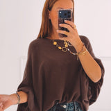 PAIGE BROWN SWEATER