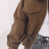 BETHANY KHAKI ZIP JACKET