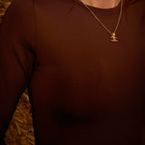 LEITH BROWN LONGSLEEVE SHIRT