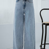 LIGHT BLUE WIDE LEG JEANS 9011