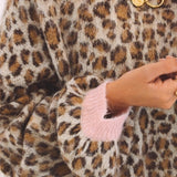 CLEMENCE BROWN LEOPARD SWEATER