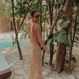 GUADALAJARA DARK BEIGE TWO-PIECE SET