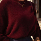 CORALIE BORDEAUX PULL