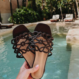 SUNWAVE BROWN SLIPPERS