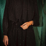 JINGLE BELLS BLACK DRESS