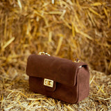 MARSHAL BROWN SUEDE BAG