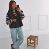 TINA BROWN LEATHER SLEEVELESS JACKET
