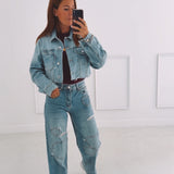 BLUE HEART BALLOON JEANS A5057