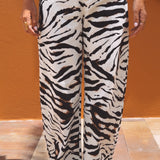ZEBRA BLACK/WHITE PANTS