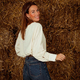 YVAINE ECRU LONGSLEEVE SHIRT