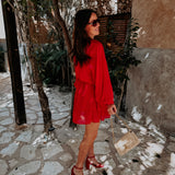 BURN BABY RED DRESS